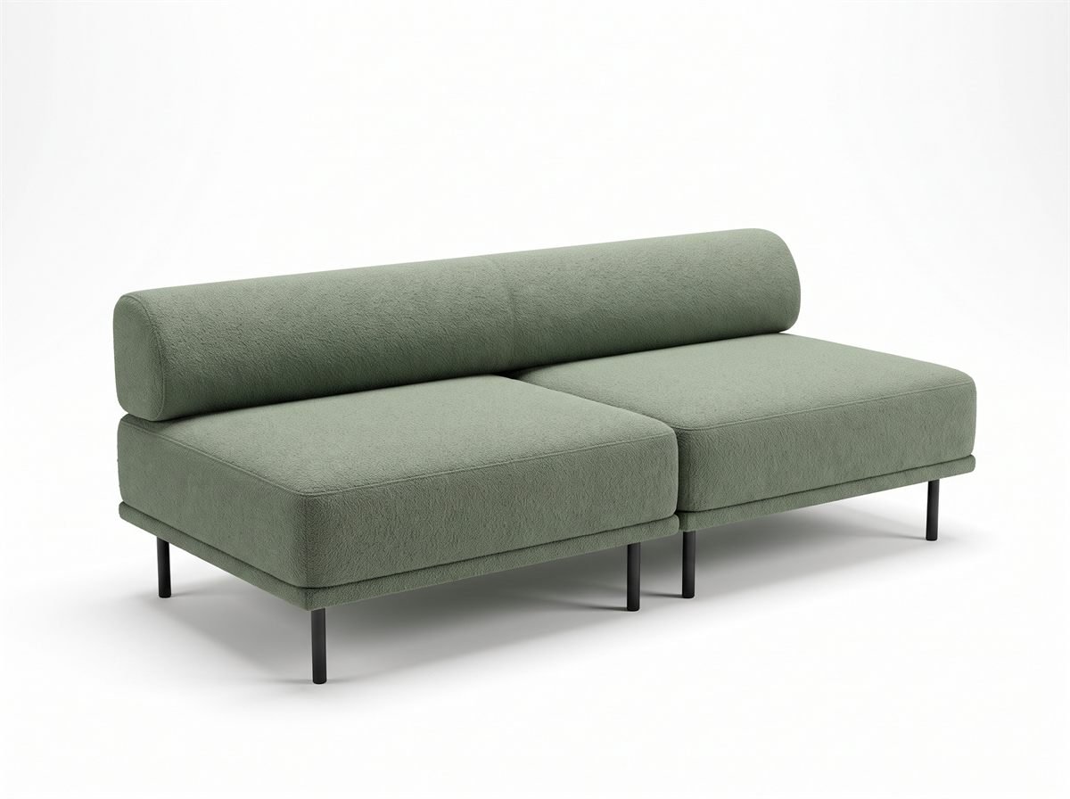 Sage green DWallsSofa loveseat